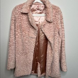 Fluffy Pink Coat